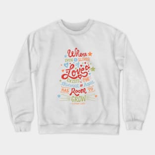 Sliver of Love Crewneck Sweatshirt